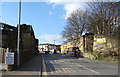 Remains of railway bridge on Shillbank Lane, Mirfield