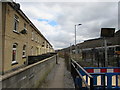 Path past Station Terrace houses, Treherbert