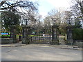 Park gates on Cemetery Road, Dewsbury