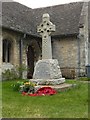 SK9219 : War memorial cross, South Witham by Alan Murray-Rust