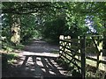 SP2071 : Track from Baddesley Clinton churchyard to Hay Wood Lane by Robin Stott