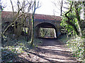 The Devonshire Road bridge over the former Mill Hill East to Edgware railway line