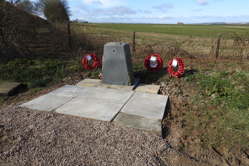 Aircrew memorial at Ulceby Cross © Adrian S Pye :: Geograph Britain and ...