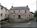 Half-rendered house, Laugharne