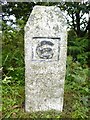 Old Milestone by the B3318, south of Portherras