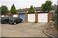 Garage block on north side of Bridgwater Court