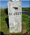 Old Guide Stone by the A3071, Higher Tregerest