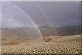 NT8424 : Rainbows on Latchly Hill by Richard Webb