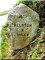 Old Milestone by the B3297, south west of Tregarthen