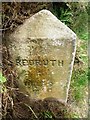 Old Milestone by the B3297, south of Farms Common