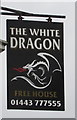 White Dragon name sign, Treorchy