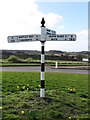 Old Direction Signpost, Old Hartley