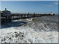 SD3036 : Rough sea at the North Pier, Blackpool by Christine Johnstone