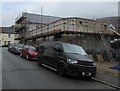 Windsor Street scaffolding, Treorchy