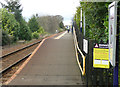 Railway station platform, Silkstone Common