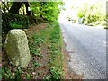 Old Milestone by the A3047, west of Scorrier