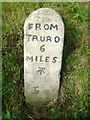 Old Milestone by the B3277, north of Two Burrows