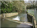 Weir on the Glen Brook, Little Bytham