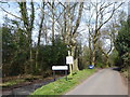 Looking from Wispers Lane down into Inval Hill