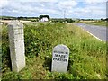 SW7434 : Old Guide Stone by the A394, east of Longdowns by Rosy Hanns