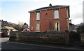 A on the wall of a Brecon Road house, Abergavenny