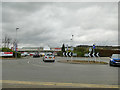 Roundabout at the bottom of Hallstile Bank, Hexham 