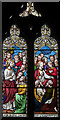 TF0544 : Chancel Stained glass window, St Botolph's church, Quarrington by Julian P Guffogg
