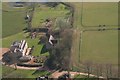 Norman Manor House, Boothby Pagnell: aerial 2020 (1)