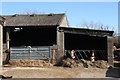 Cows and barn by New Barn Road