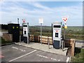 ST2308 : Instavolt electric vehicle charging station, Newcott by Roger Cornfoot