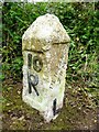 Old Milestone by the A30 at Zelah Hill