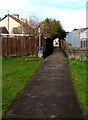 Path towards Caldicot town centre