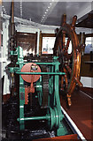 TR3864 : Steam Tug Cervia - Wheel house by Chris Allen