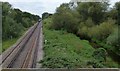 Railway & Wraysbury River from Old Cattle Bridge