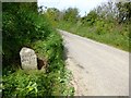 Old Milestone west of St Columb Major