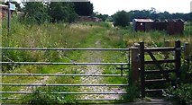 TQ5786 : Gate onto Cranham Marsh by Sean Davis