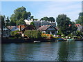 Houses on Sunbury Court Island