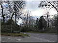 Looking from Highercombe Road onto the A286