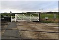 SK7918 : New gate at Wyfordby level crossing north side by Andrew Tatlow