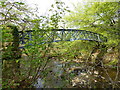 SD5553 : Footbridge at Abbeystead Reservoir by Raymond Knapman