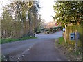 Footpath from Cuthbert Row arrives at Church Lane