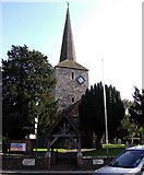 TQ5465 : Church of St Martin of Tours & Lychgate by Sean Davis