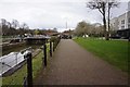 Thames Path at Bell Weir Lock