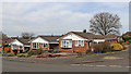 Three bungalows in Chanterelle Gardens near Penn, Wolverhampton