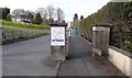 Path past St Francis of Assisi Primary School, Keady