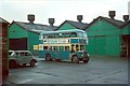 Birkenhead Transport bus at Laird Street depot, 1965