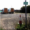 Two Highway Maintenance vans, Crindau, Newport