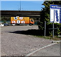 Colourful lorry parked in Crindau, Newport