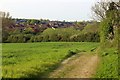 Bar Hill village from the Dry Drayton footpath