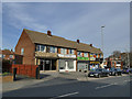 Shops at the top of Kirkstall Hill